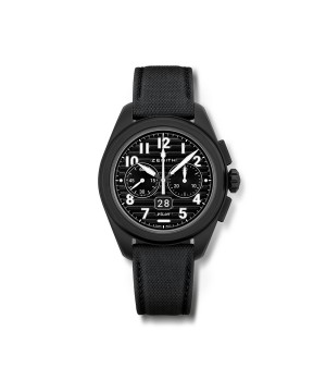 Zenith Pilot Big Date Flyback Black Ceram