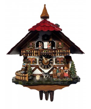 Schwarzwälder Kuckucksuhr mit Glockenspiel