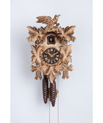 Black Forest cuckoo clock 5 leaves