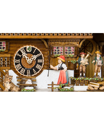 Schwarzwälder Kuckucksuhr mit Glockenspiel