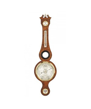 The Regency Banjo - Barometro aneroide da parete in legno