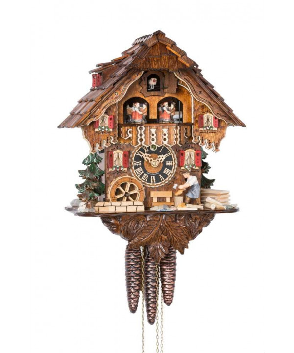 Black Forest cuckoo clock with carillon