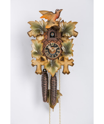 Black Forest cuckoo clock 5 leaves