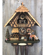 Black Forest cuckoo clock with carillon