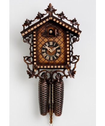 Black Forest cuckoo clock to 5 leaves