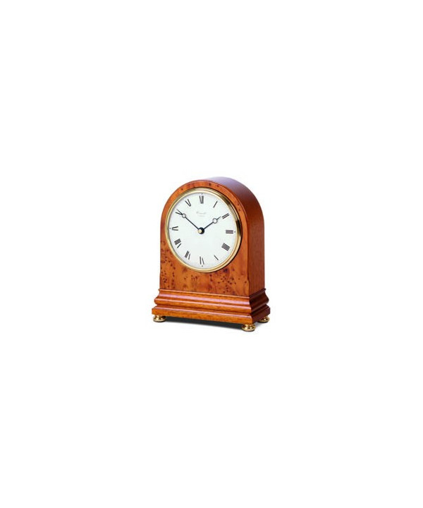 Orologio da tavolo al quarzo in legno