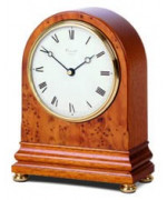 Orologio da tavolo al quarzo in legno